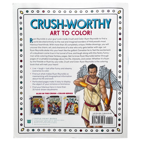 Ryan Reynolds’ Coloring Book NEW - Picture 3 of 3